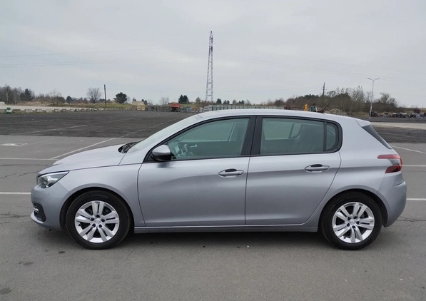 Peugeot 308 cena 47700 przebieg: 138000, rok produkcji 2020 z Kalisz małe 56